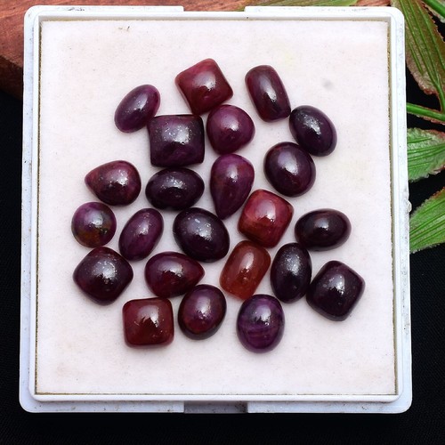 Pcs natural african ruby - pcs,