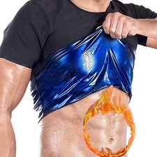 Men Sauna T Shirts Sweat Sauna