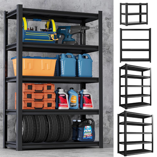 Height adjust garage shelves - adjust,