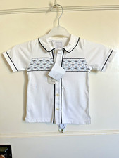 Emile Et Rose Shirt White Blue