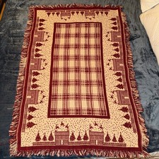 Crate Barrel table runner Red
