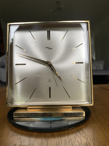 Vintage imhof brass mantel - brass,