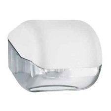 Toilet roll holder White  wall mounted Enclosed