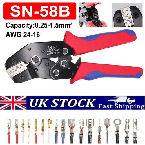 5mm ratchet crimper - 0.25-1.5mm²,