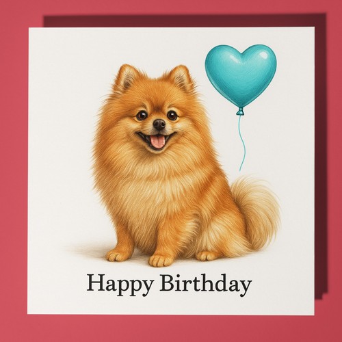 Pomeranian dog happy - pomeranian,
