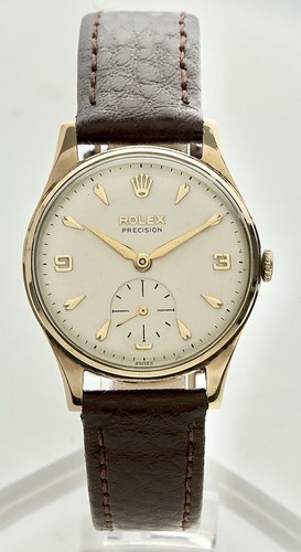 Rolex precision swiss - rare, 9k