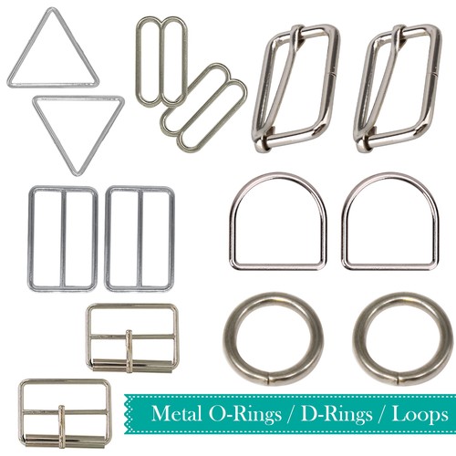 50pcs silver o - silver, o-rings