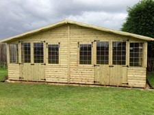 20x10 summer house Log lap T&G