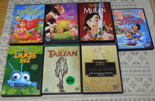 Disney dvd s joblot - x,