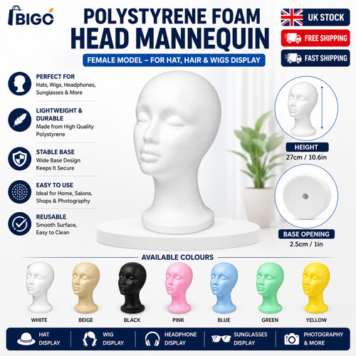 Polystyrene foam head - foam,