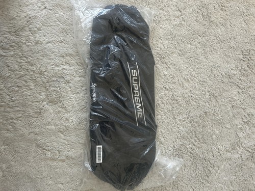 Supreme logo black duffle - logo,