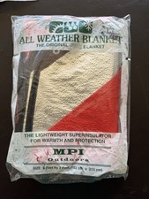 THE MPI Outdoor Space Blanket Blue 5'x7' Insulator/Warmth/Protection NEW