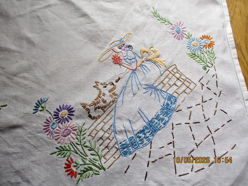 Vintage crinoline lady - crinoline,