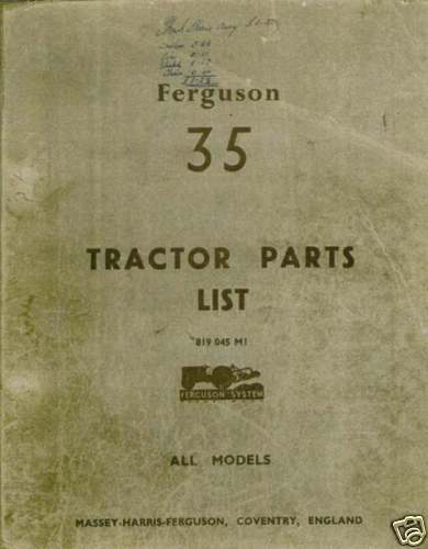 Ferguson tractor parts - ferguson,