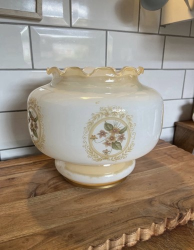 Vintage 50s milk glass - glass, white