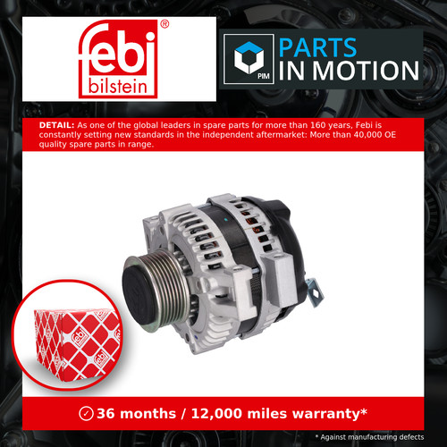 Alternator 188287 febi - alternator,