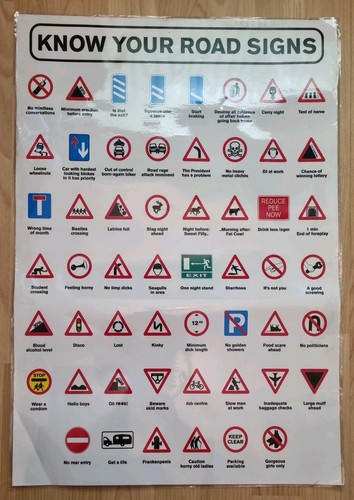Know your road signs - your,