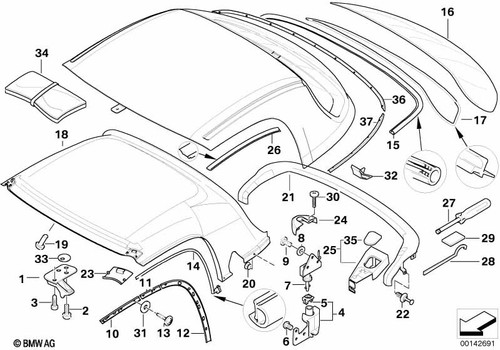 Bmw genuine right driver - bmw,