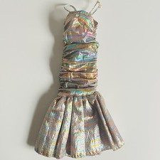 Vintage 80s Pedigree Sindy Doll Premiere Dress Clothing Outfit 1985 Pink & Blue