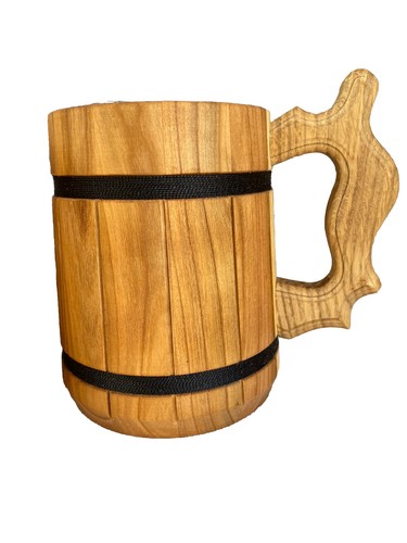 Wooden beer mug - wooden,