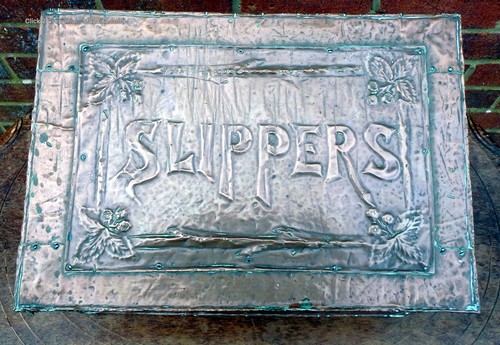 Antique newlyn copper slipper - newlyn,