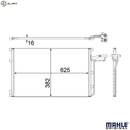 Condenser air conditioning - air, ac