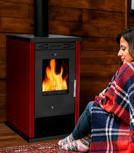 Prometey eko wood - 3, burning