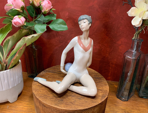 Lladro girl gymnast - lladro,, 'gymnast