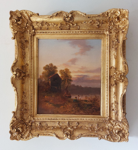 Superb fine british oil - fine,