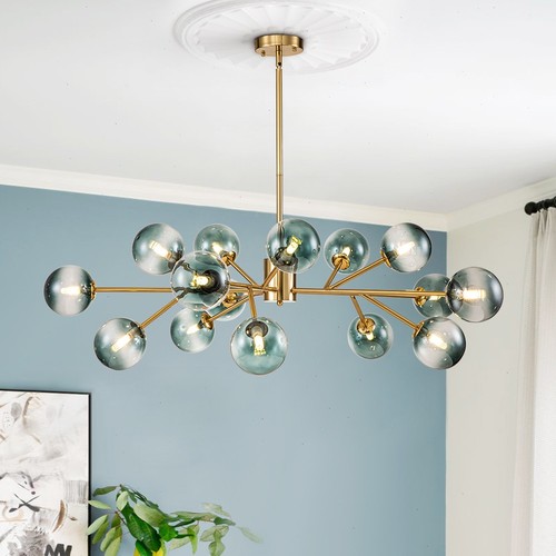 Mid century modern glass globe - century,