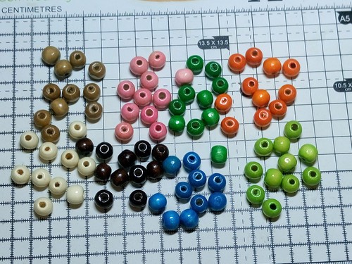 10mm wooden beads - 10mm(approx),