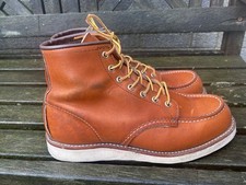 Red Wing 875 Classic Moc Toe Boots Tan Brown Oro Legacy UK 7.5 D ( UK 8 ) - used