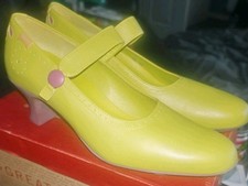 Camper Green Napa Leather Ladies Shoes 'Sofia' Size UK 7 BNIB