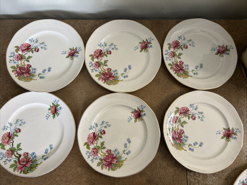 Set six vintage 1940s - set,