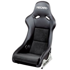Recaro Pole Position ABE Road Car Seat - Ambla Leather / Dinamica Suede Black