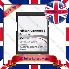 NISSAN Connect 3 V7 Navigation SD CARD Juke Micra Qashqai Map UK 2022 2023