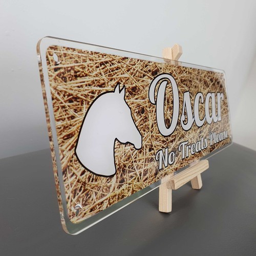 Personalised horse nameplate - personalised,