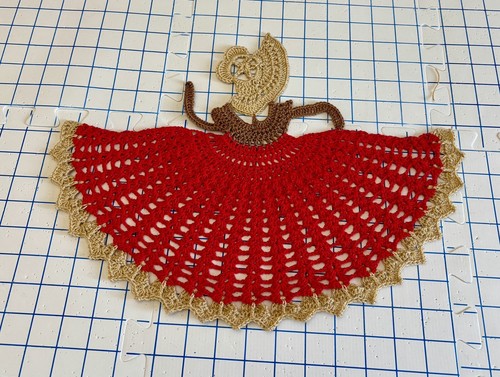 Large handmade crochet - 15",