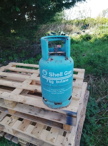 Shell 7kg butane gas bottle - shell,