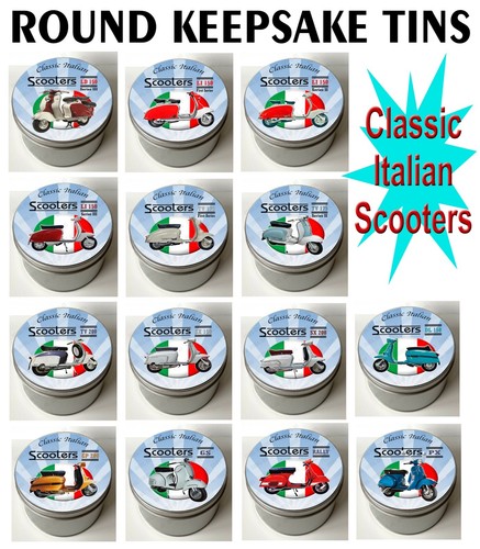 Scooter gift tins lambretta - scooter,
