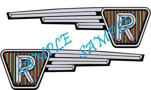 Pair wings decals for - 'r',