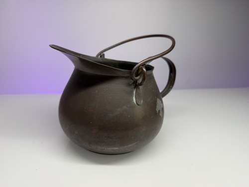 Vintage copper coal scuttle
