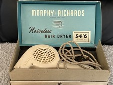 Morphy Richards 1960s Vintage Hair Dryer HDA2 Noiseless, SHOP DISPLAY MODEL 