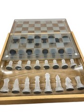 Glass Chess Set Contemporary