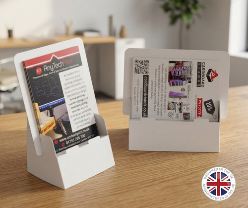 White leaflet holder - holder, pack