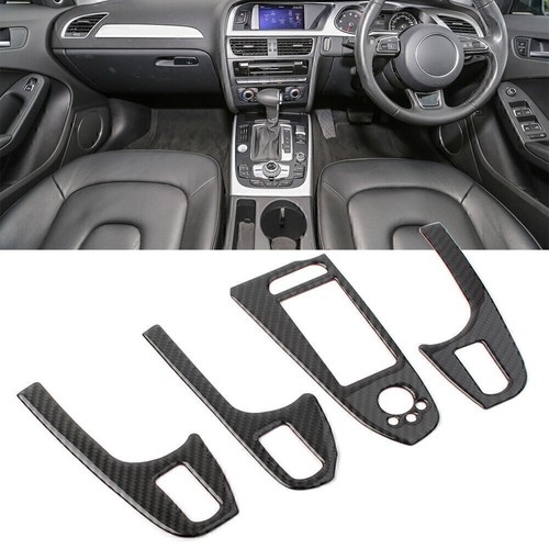 4pcs carbon fiber - , interior