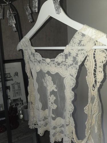 Vintage boho crochet cotton - boho,