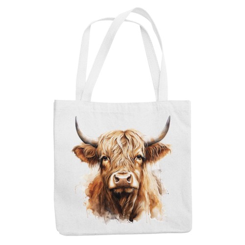 Highland cattle tote - tote, bag
