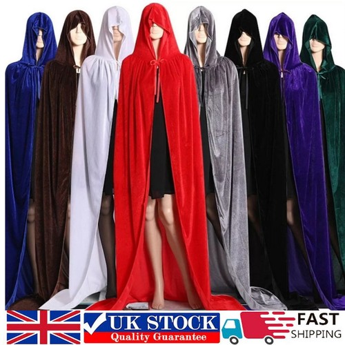 Adult velvet hooded - velvet, cloak