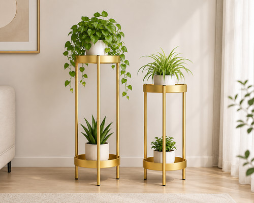 Pieces gold plant - pieces, 2